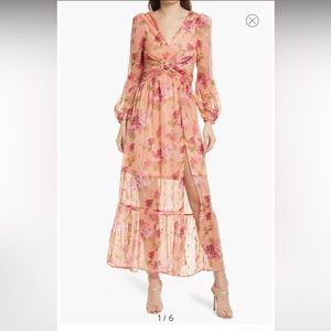 NWT Rahi - Florence Leila Floral Print Long Sleeve Dress